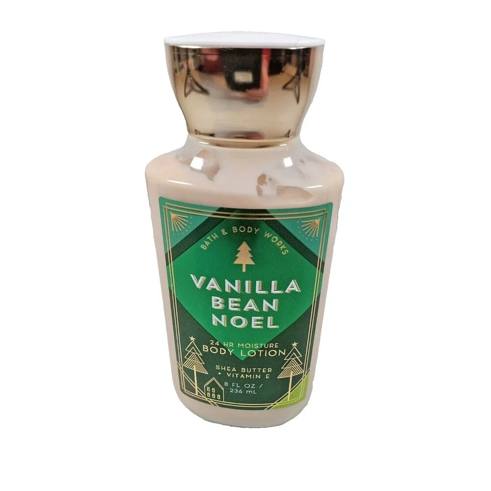 Bath & Body Works Vanilla Bean Noel Body Lotion 8oz 24 Hour Moisture NEW